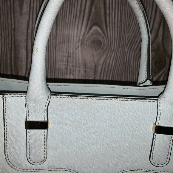 Rebecca Minkoff Mint Green Leather Animal Print Lined  Tote Shoulder Bag - Picture 8 of 12